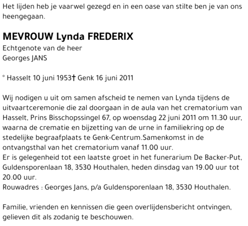 Lynda FREDERIX