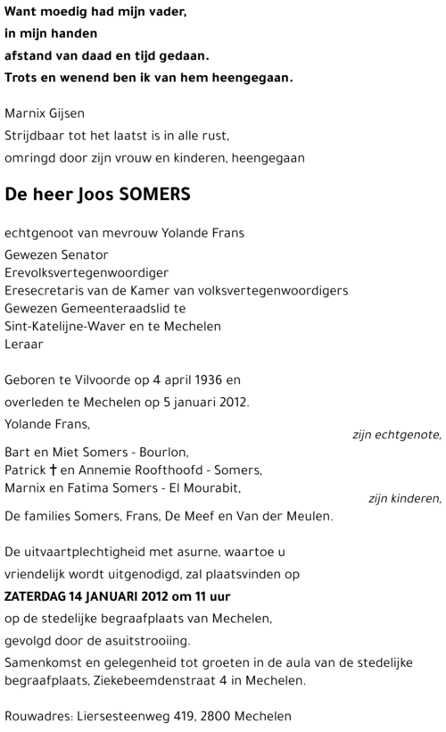 Joos SOMERS