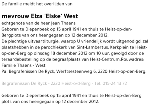 Elza 'Elske' West