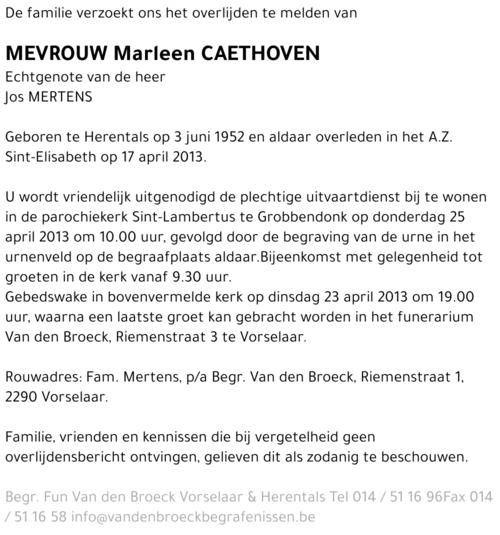 Marleen Caethoven