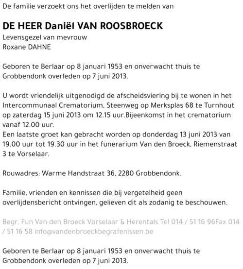 Daniël Van Roosbroeck