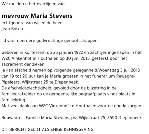 Maria Stevens