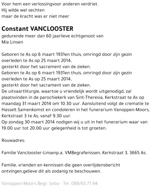 Constant Vanclooster