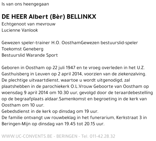 Albert Bellinkx