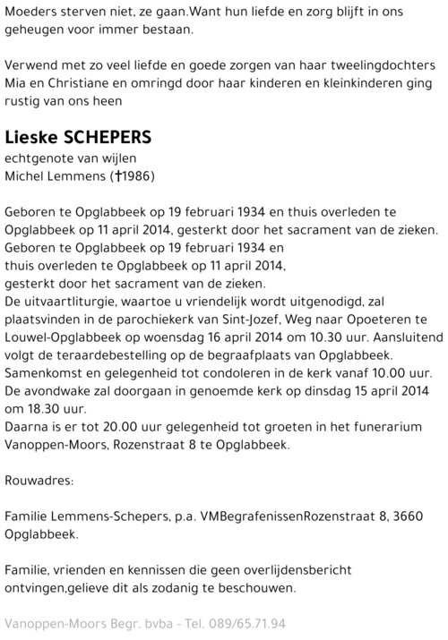 Lieske Schepers