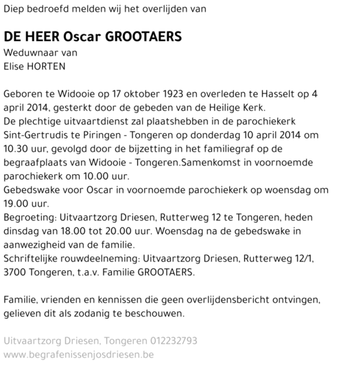 Oscar Grootaers