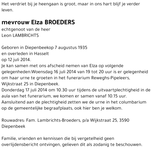 Elza Broeders