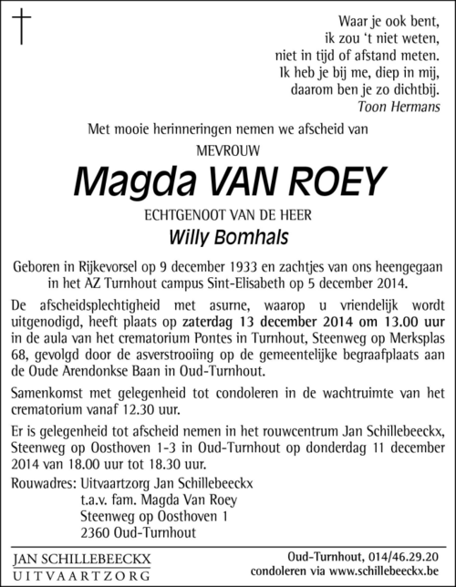 magda Van Roey