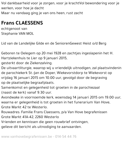 Frans Claessens