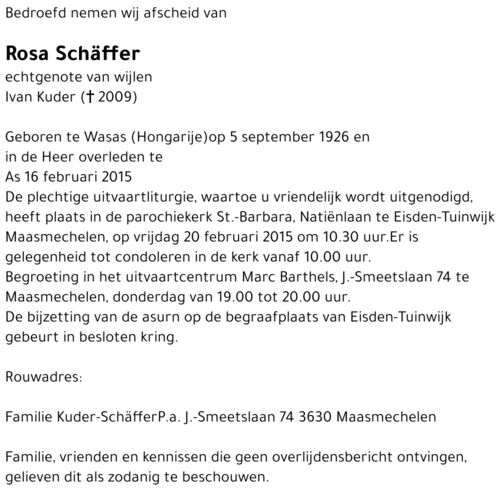 Rosa Schäffer