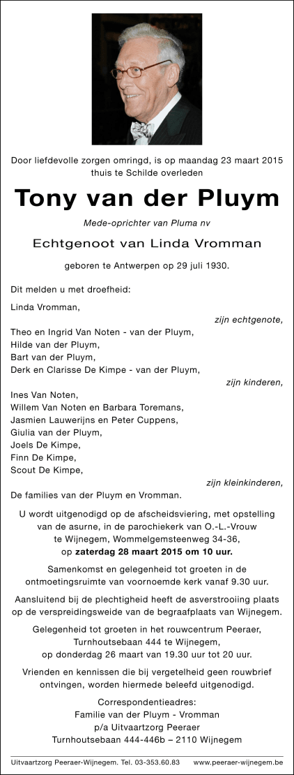 Antoon van der Pluym