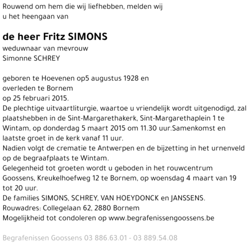 Fritz Simons