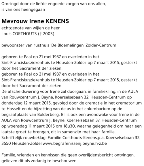 Irene Kenens
