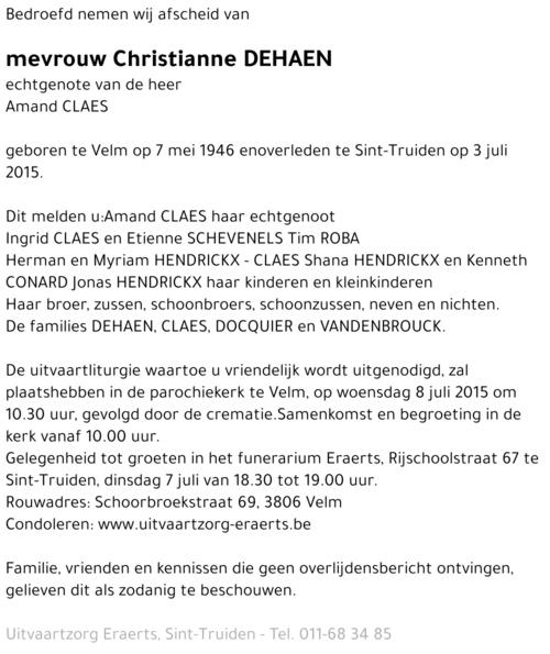 Christianne Dehaen