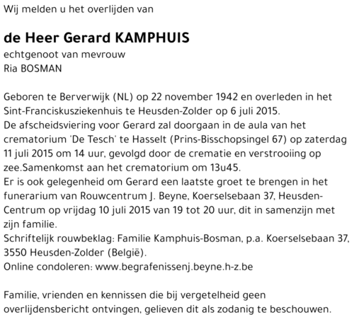 Gerard Kamphuis