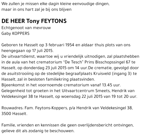 Tony Feytons