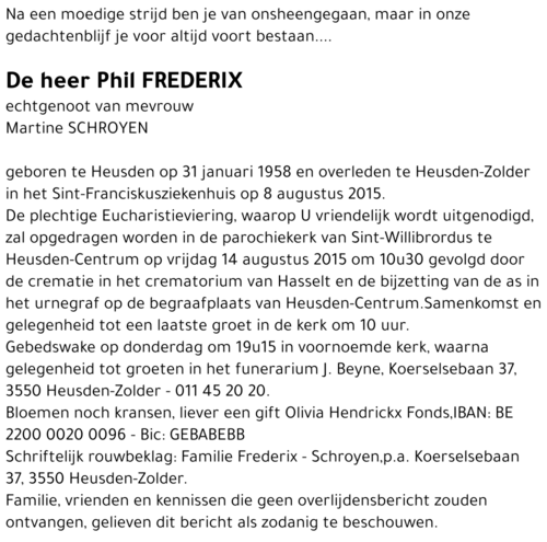 Phil Frederix