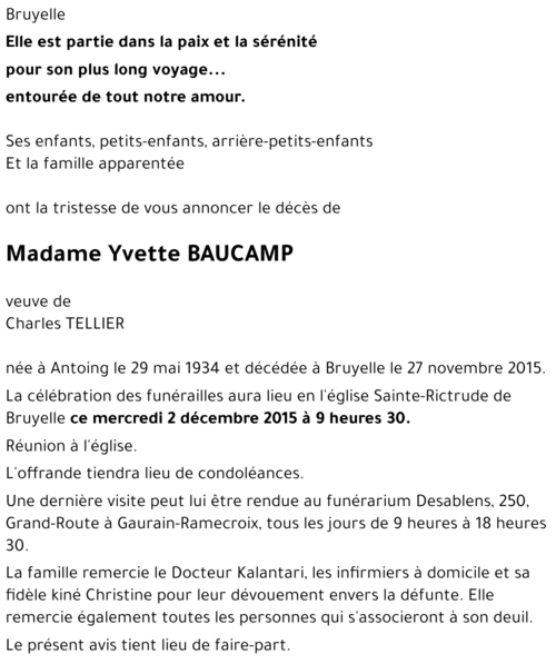 Yvette BAUCAMP