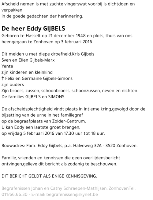 Eddy Gijbels