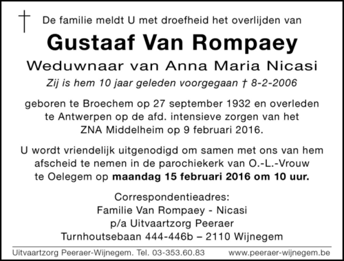Gustaaf Van Rompaey