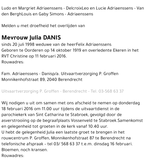 Julia Danis