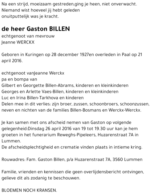 Gaston Billen