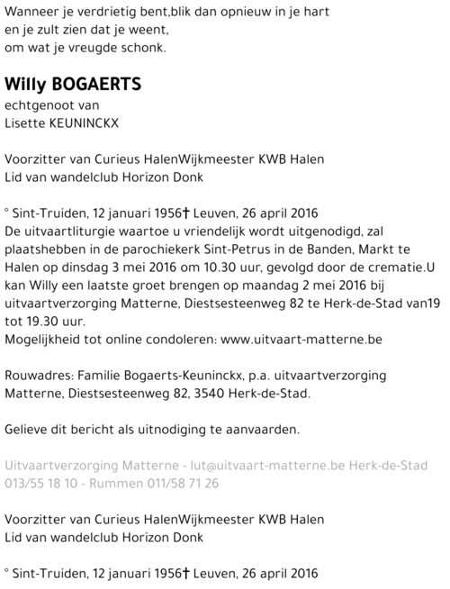 Willy Bogaerts
