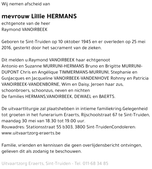 Lillie Hermans