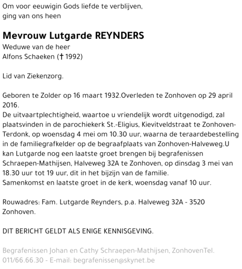 Lutgarde Reynders
