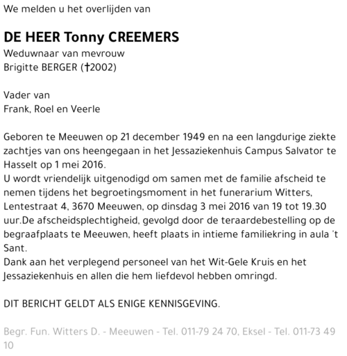 Tonny Creemers