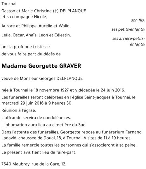 Georgette GRAVER