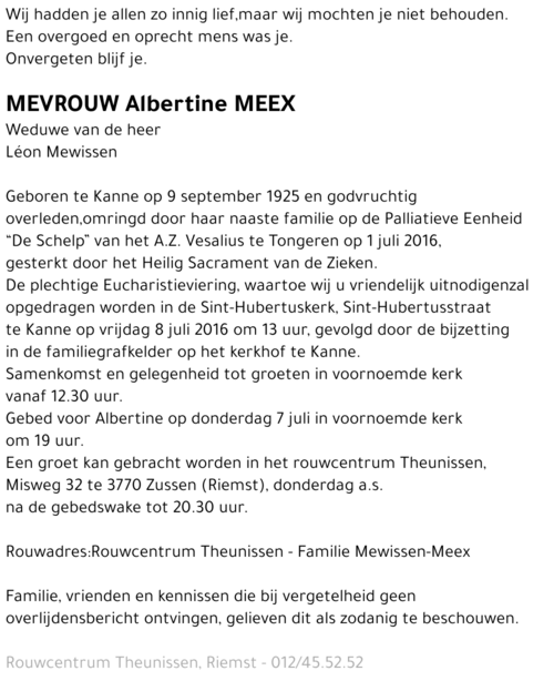 Albertine Meex