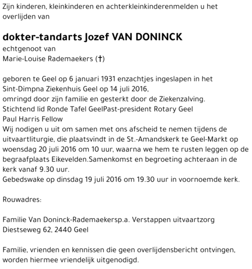 Jozef Van Doninck