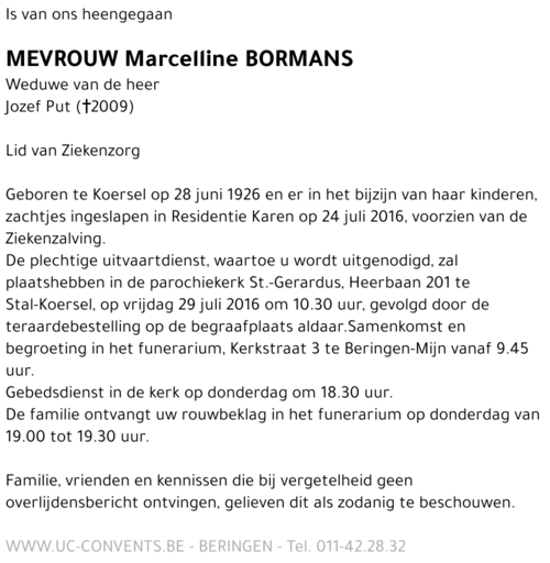 Marcelline Bormans