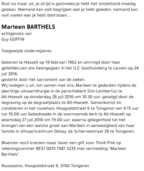 Marleen BARTHELS