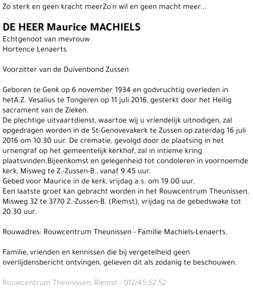 Maurice Machiels
