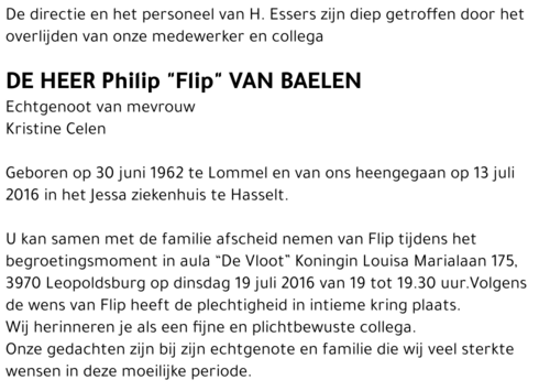 Philip Van Baelen