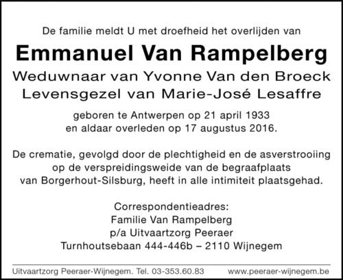 Emmanuel Van Rampelberg