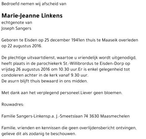Marie-Jeanne Linkens