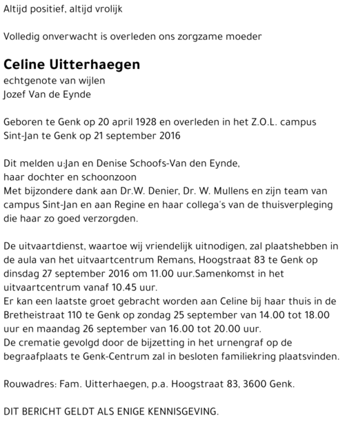Celine Uitterhaegen