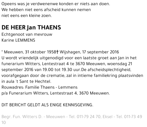 Jan Thaens