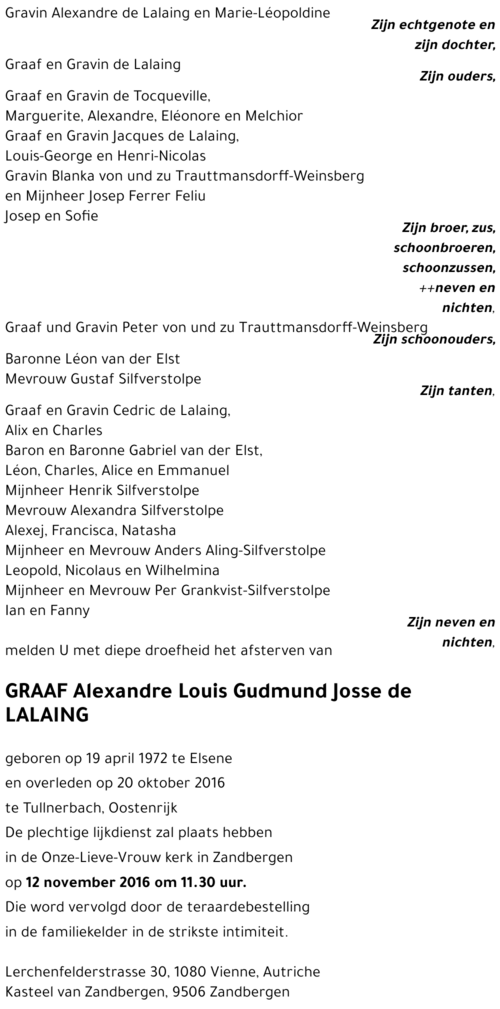 Alexandre Louis Gudmund Josse de LALAING