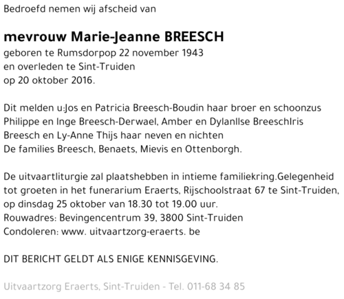 Marie-Jeanne Breesch