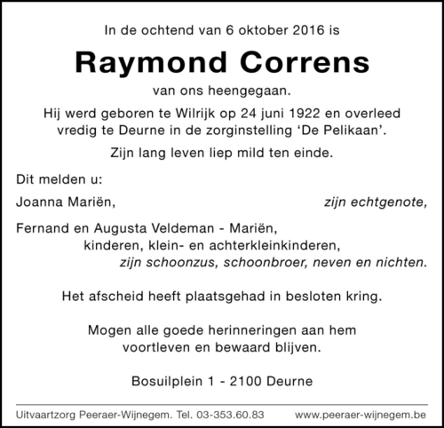 Raymond Correns