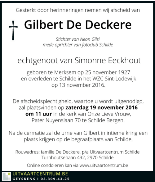Gilbert De Deckere