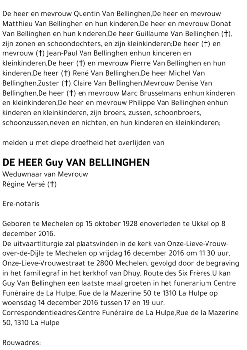 Guy van Bellinghen