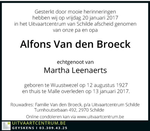 Alfons Van den Broeck