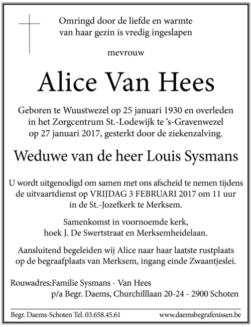 Alice Van Hees