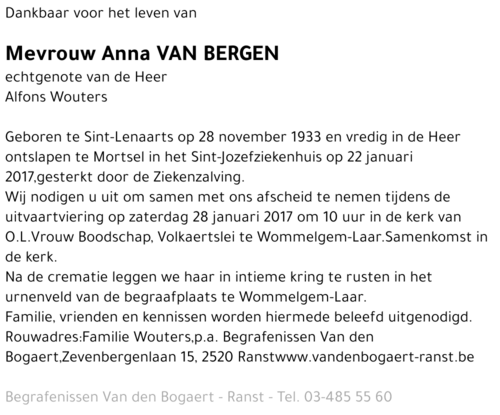Anna Van Bergen