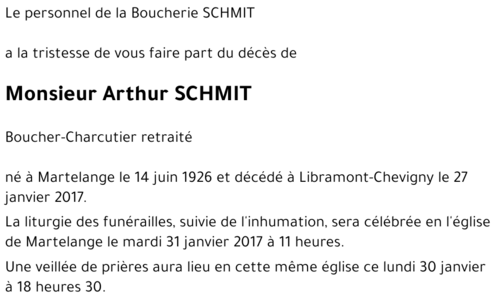 Arthur SCHMIT